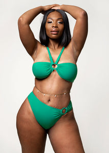 Heraklion Bikini Top | Green